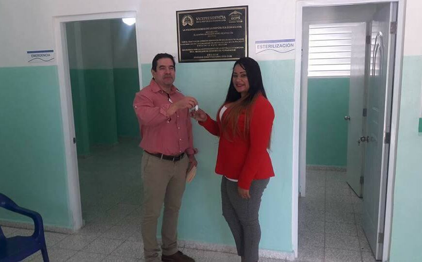 Gerencia de &Aacute;rea de Salud de Hato Mayor recibe remodelado Centro de Primer Nivel en Salud de la comunidad Morquecho.