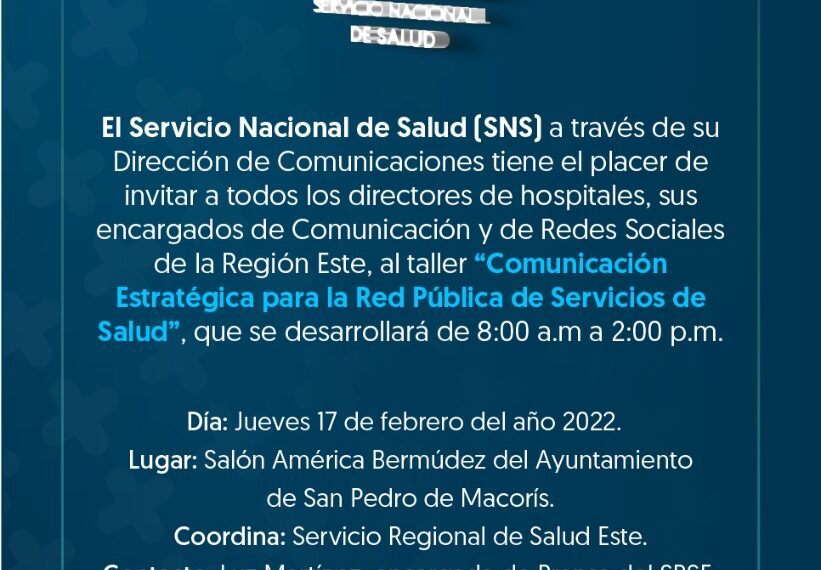 SRS Este organiza actividad con el objetivo de brindar mayor calidad en la interaccion con el p&uacute;blico