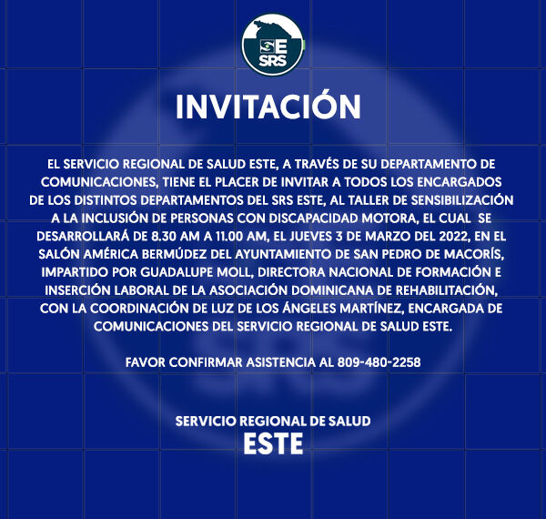 Invitaci&oacute;n al taller de sensibilizaci&oacute;n para la inclusi&oacute;n de personas con discapacidad motora