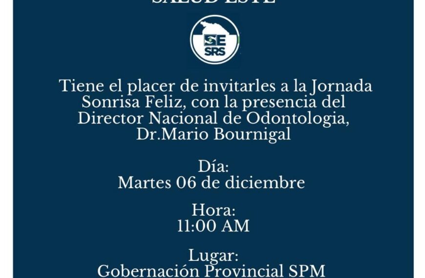 SRS Este invita a la poblaci&oacute;n a la Jornada Sonrisa Feliz