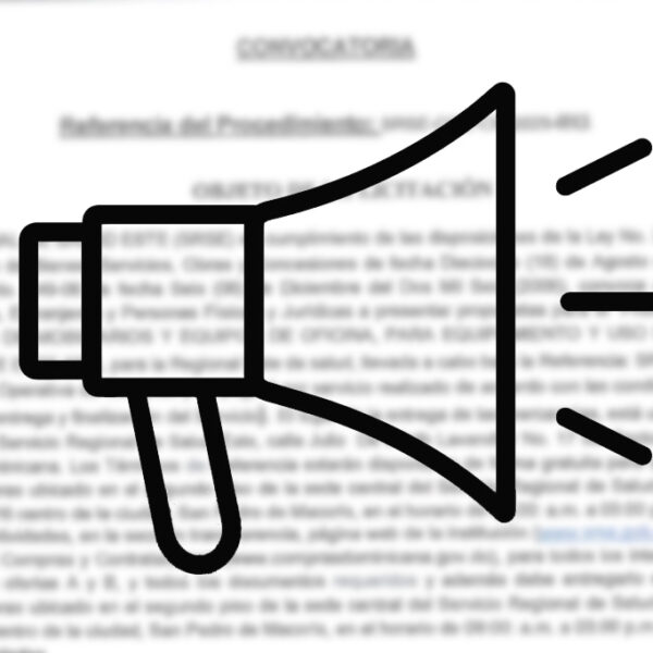 Convocatoria a Licitaci&oacute;n para materiales de plomeria